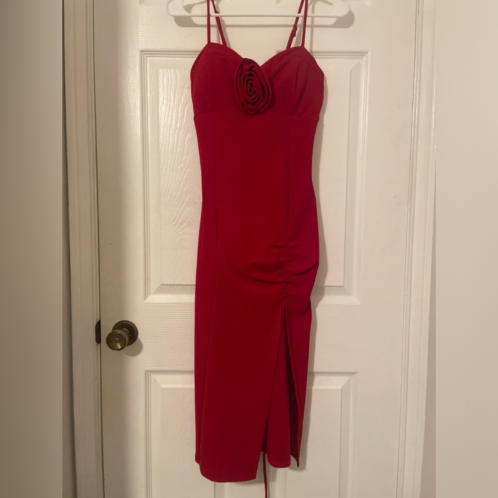 Red dress preowned size L